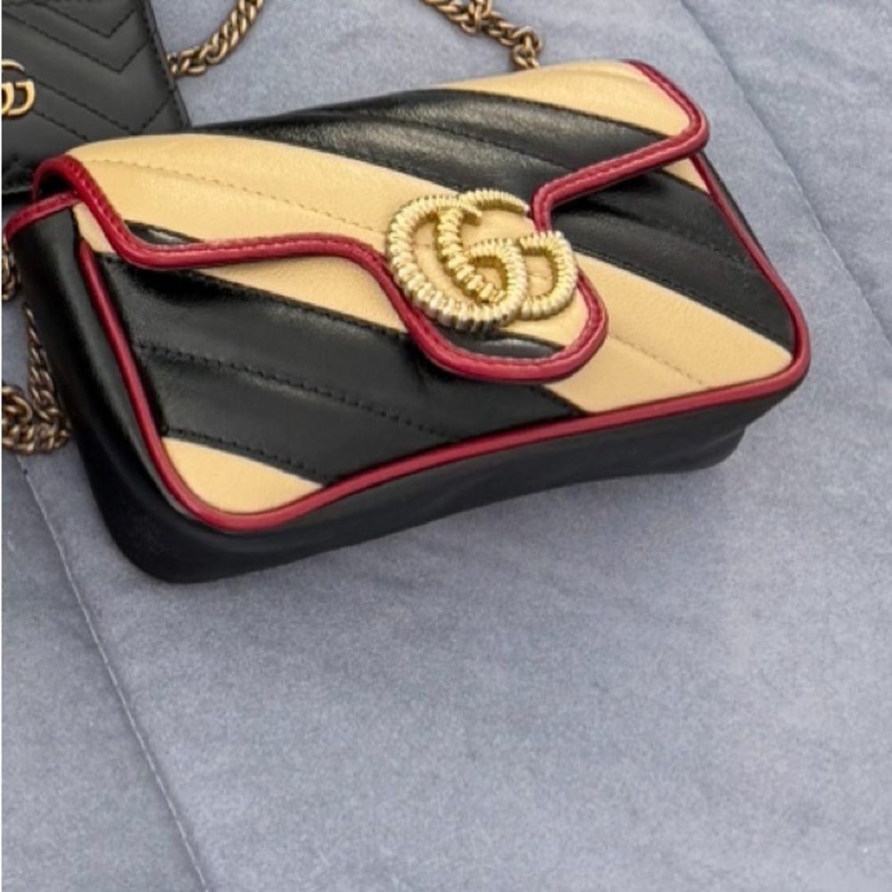 Luxury Leather Shoulder Bag - Black (Designer Style)